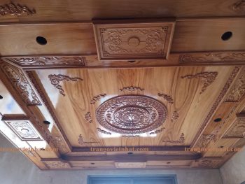 Mẫu Trần Gỗ Gõ Đỏ Đẹp G17C