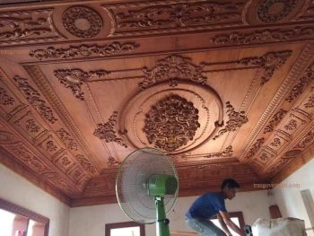 Mẫu Trần Gỗ Gõ Đỏ Đẹp G22C