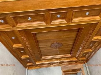 Mẫu Trần Gỗ Gõ Đỏ Đẹp G3C