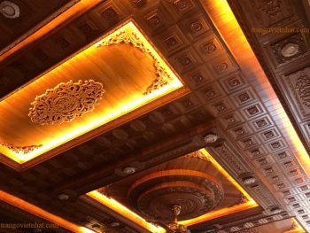 Mẫu Trần Gỗ Gõ Đỏ Đẹp G54H