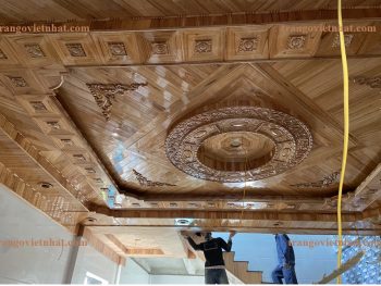Mẫu Trần Gỗ Xoan Đẹp X34