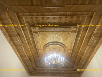 Mẫu Trần Gỗ Xoan Đẹp X35 trangovietnhat