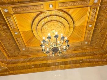 Mẫu Trần Gỗ Xoan Đẹp X48