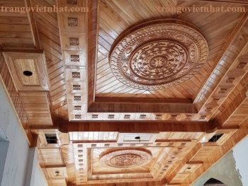 Mẫu Trần Gỗ Xoan Đẹp X51