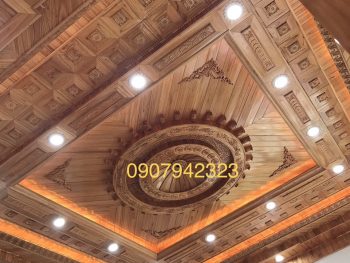 Mẫu Trần Gỗ Xoan Đẹp X81